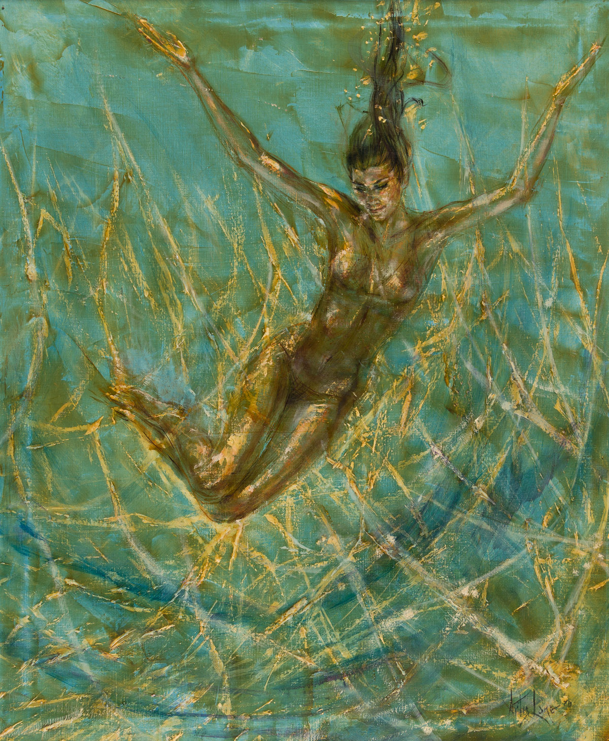 ARTIS LANE (1927 - ) Mermaid.